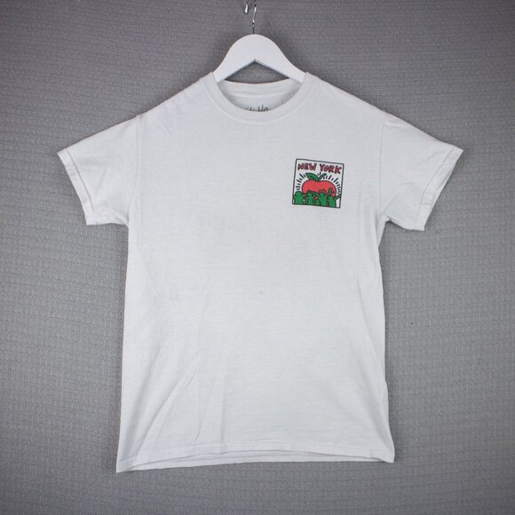Keith Haring New York Big Apple Tee Mens Small - Picture 2 of 5
